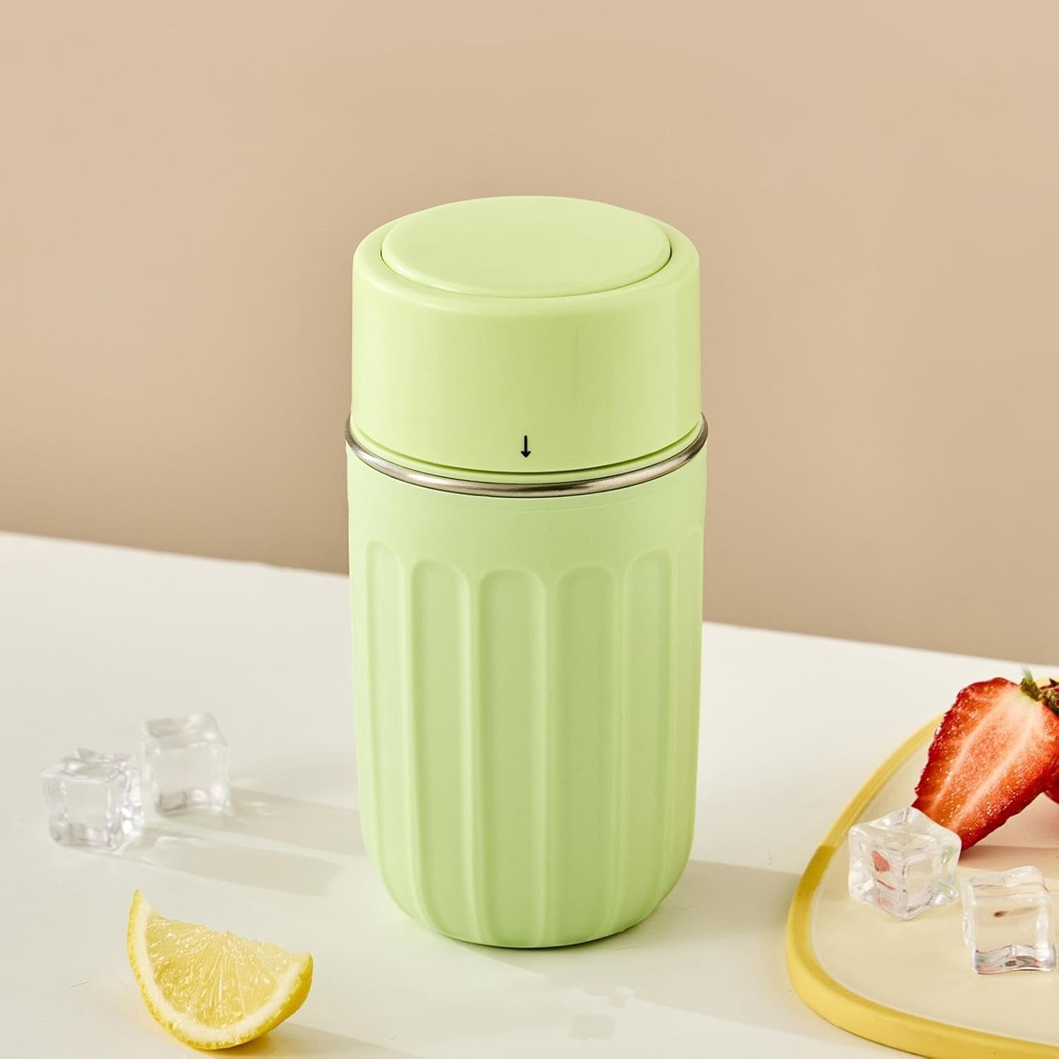 Bouteille De Glaçons Pressée Transportable Avec Libération Simple – Bouteille D'Eau Avec Moule À Glace | Pour Café, Whisky, Cocktail, Congélateur, Cuisine, Fête, Maison, Camping