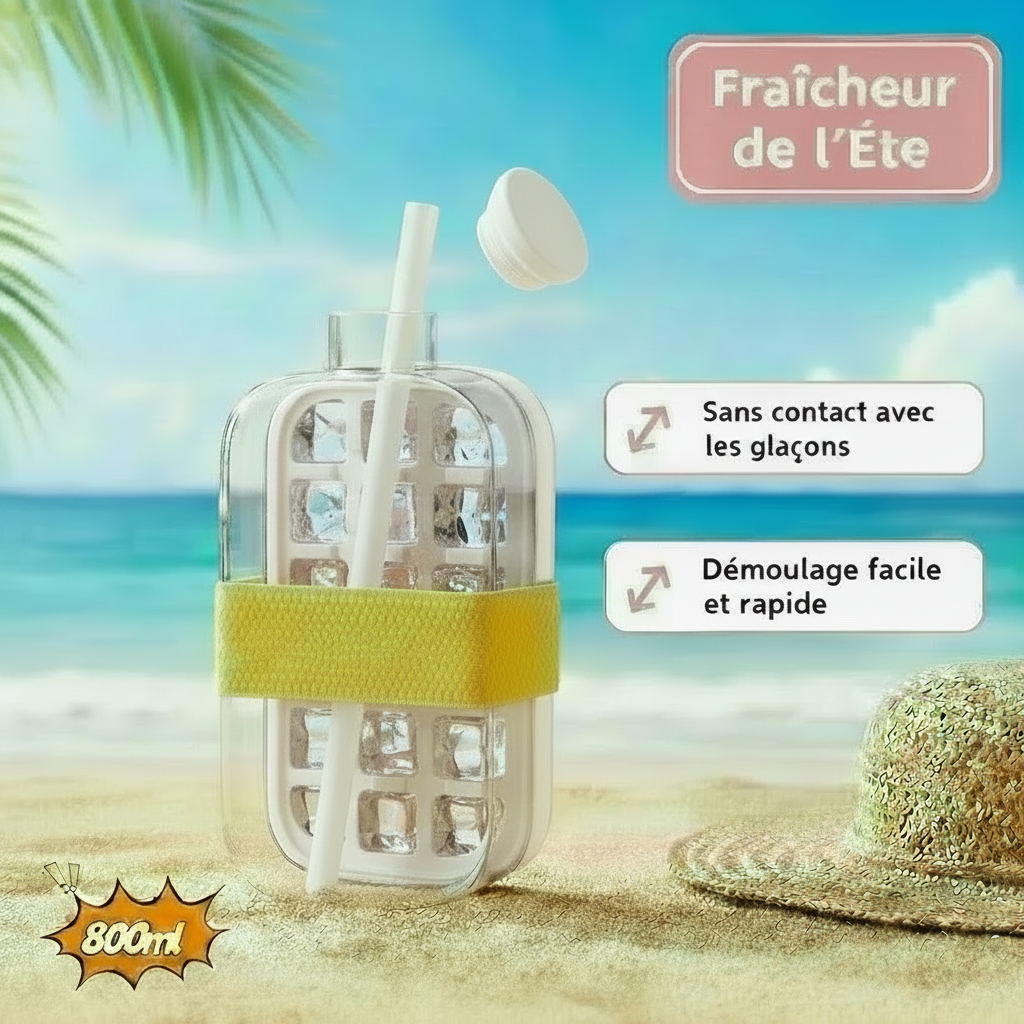 Gourde avec Glaçons