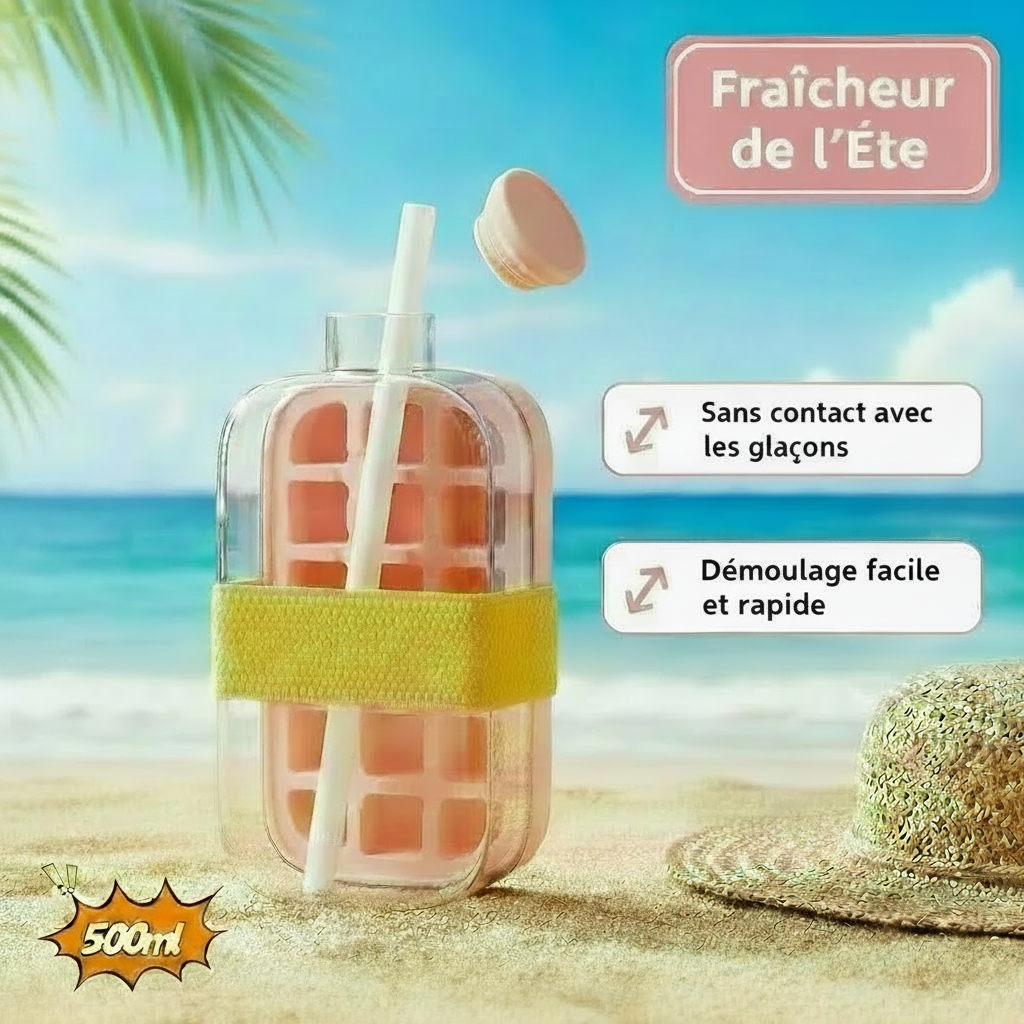 Gourde avec Glaçons