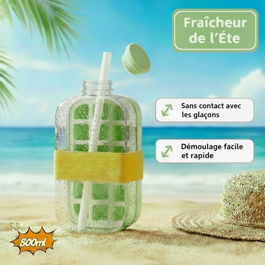 Gourde avec Glaçons
